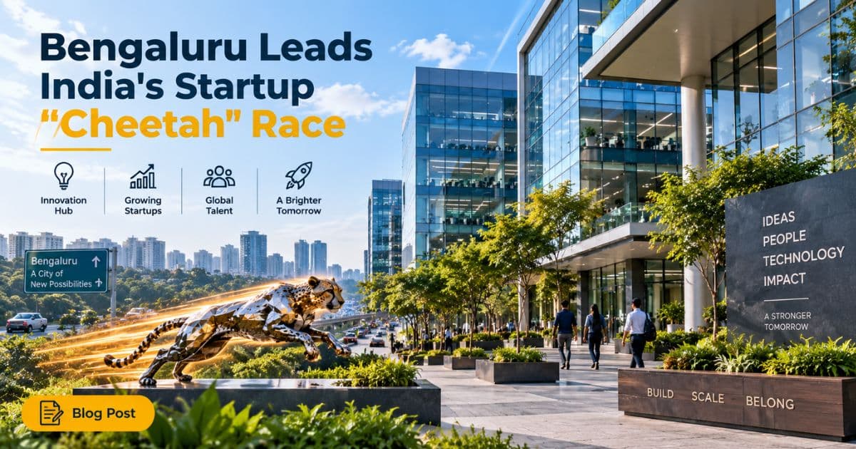 Bengaluru Leads India's Next Wave of Unicorns as Startup "Cheetahs" Double to 110