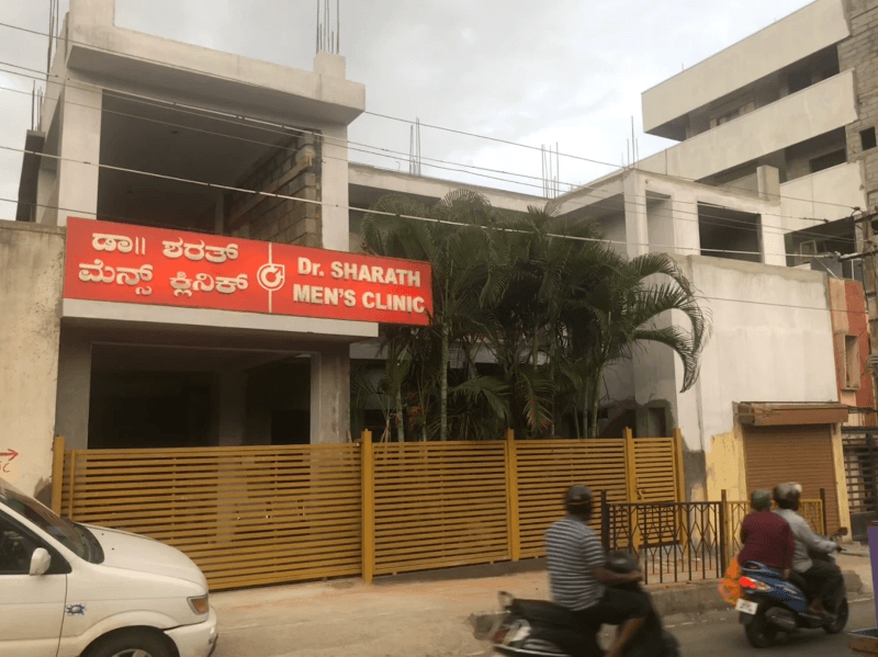Dr Sharath Men’s Clinic, 34, Basavamantapa Road, 2nd Block, Rajajinagar, Bangalore 10. 10. 1